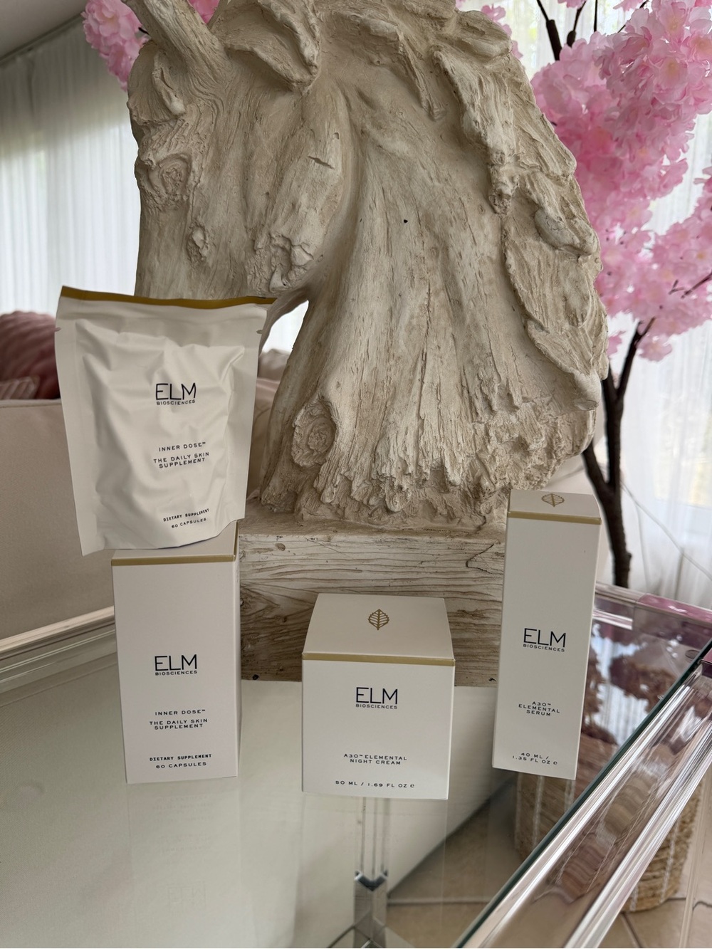 ELM Biosciences A30 Elemental Serum - Cream & Gold Accent